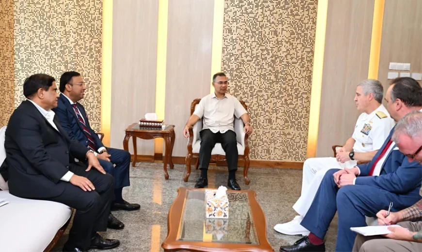 US Pacific Fleet Commander Meets PM, Commends Bangladesh’s UN Peacekeeping Role