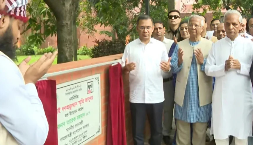 PM inaugurates July Mass Uprising Memorial Museum