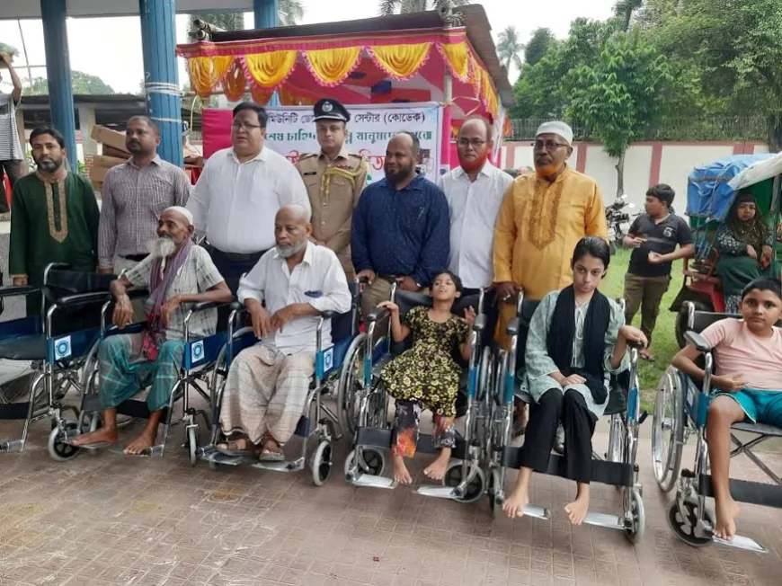 Free Wheelchairs Distributed Among People with Disabilities in Bagerhat