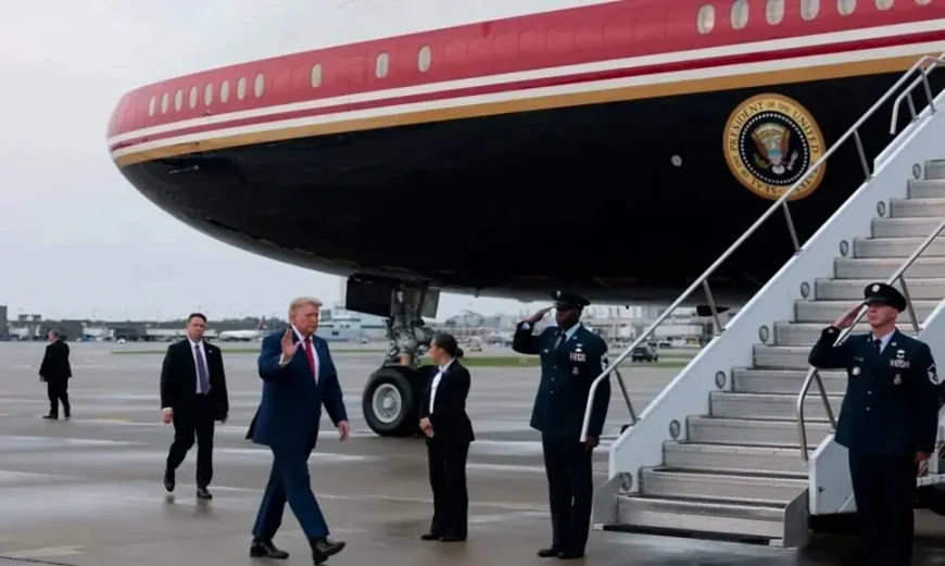 Trump’s Secret Plane Swap Raises Questions and Confusion