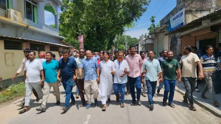 Allegations of irregularities in recruitment of family card manpower in Sundarganj, demand removal of UNO