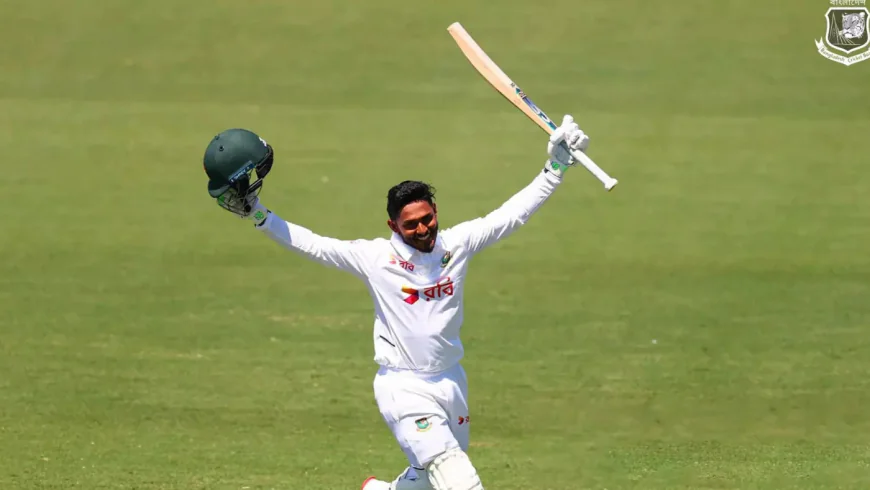 Tanzid scores maiden century as Bangladesh strengthen grip