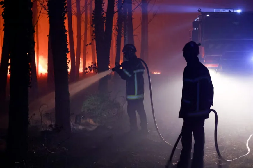 New wildfire prompts evacuation of 500 people in France