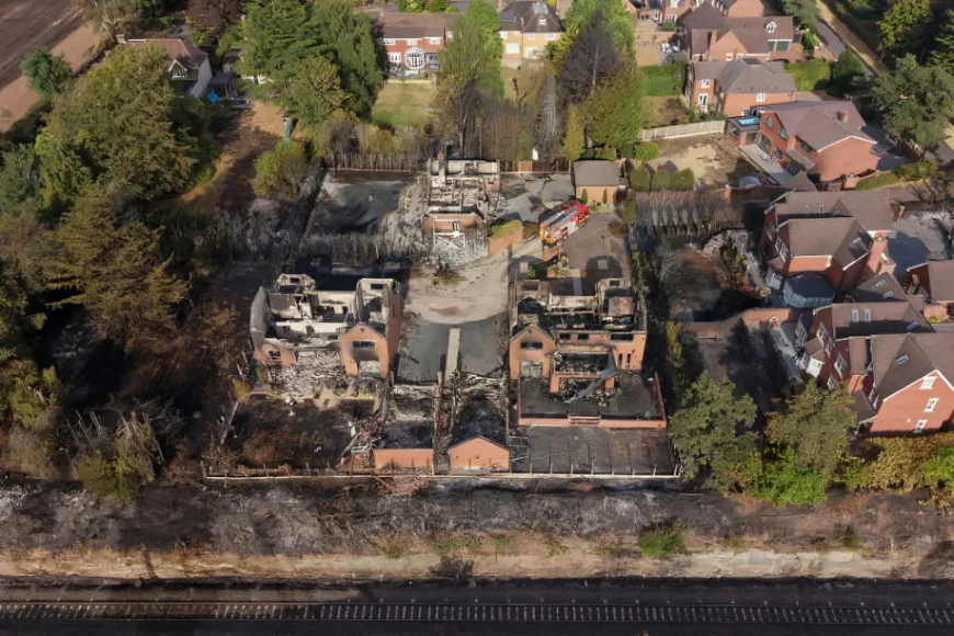 UK firefighters under pressure as multiple wildfires rage