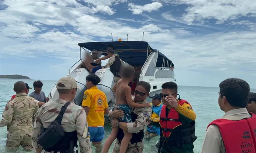 French family rescued after 16 hours adrift off Thai island