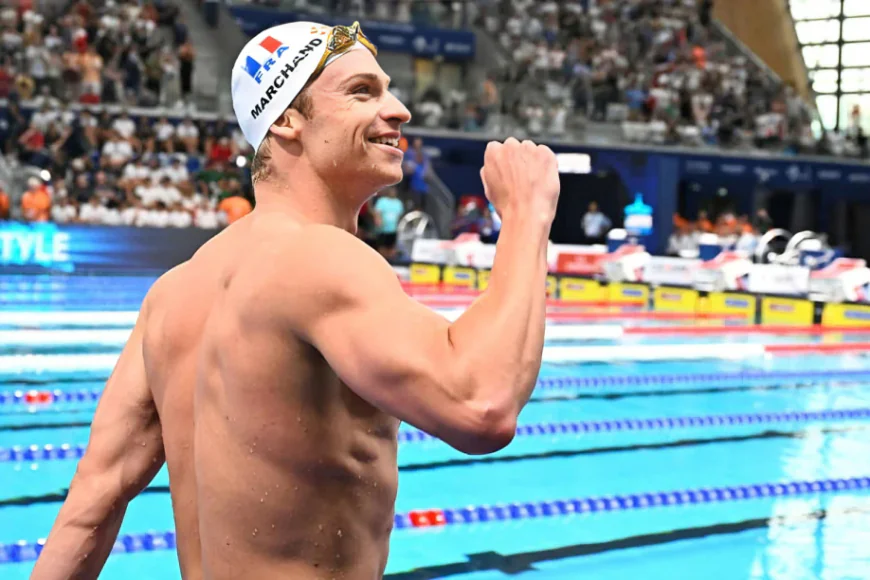 Marchand storms to second gold at European Championships