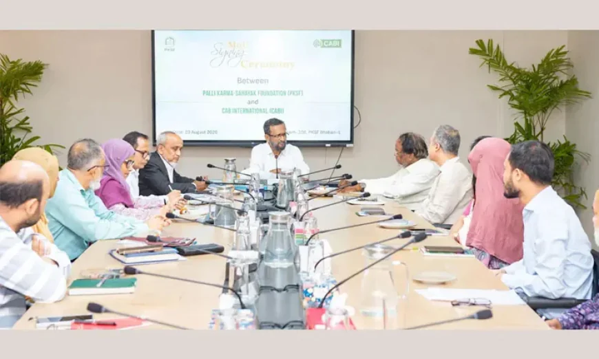 PKSF, CAB International Join Forces to Promote Climate-Resilient Sustainable Agriculture