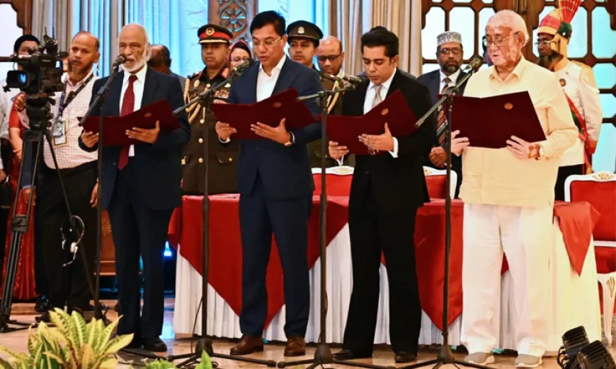 Four new ministers, two state ministers sworn in
