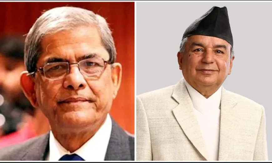 Nepal President Congratulates Mirza Fakhrul