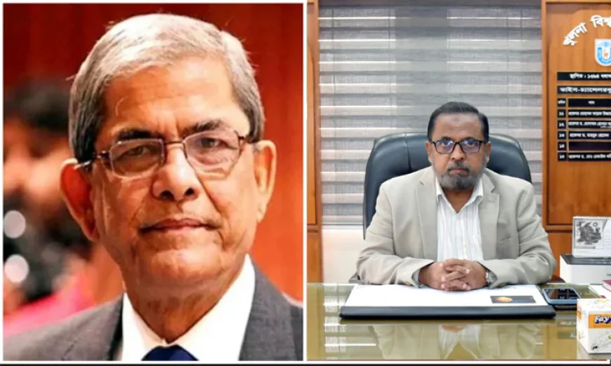 KU VC Congratulates President Mirza Fakhrul Islam Alamgir