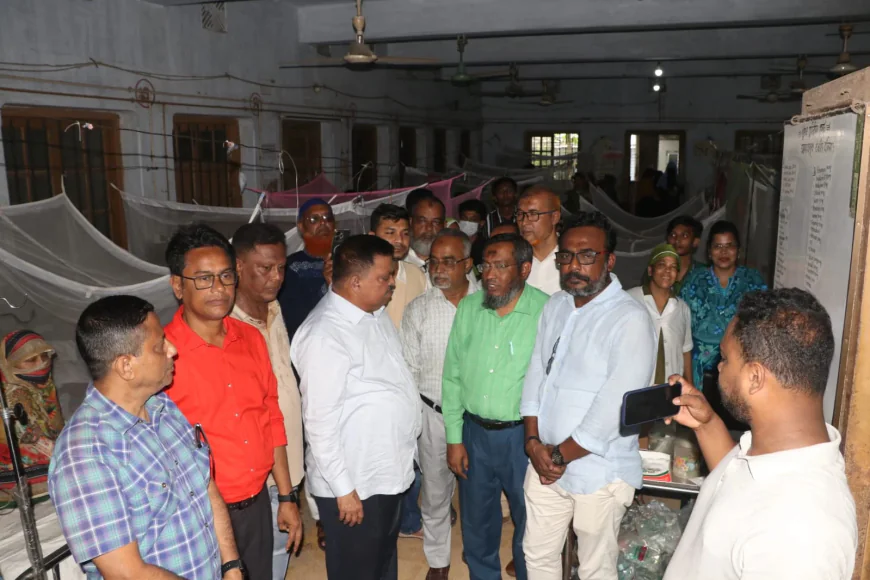 Khulna BNP leaders visit hospitals to check on dengue patients