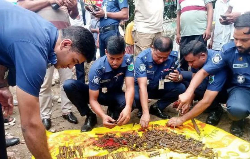 334 bullets recovered during drain excavation in Bogura