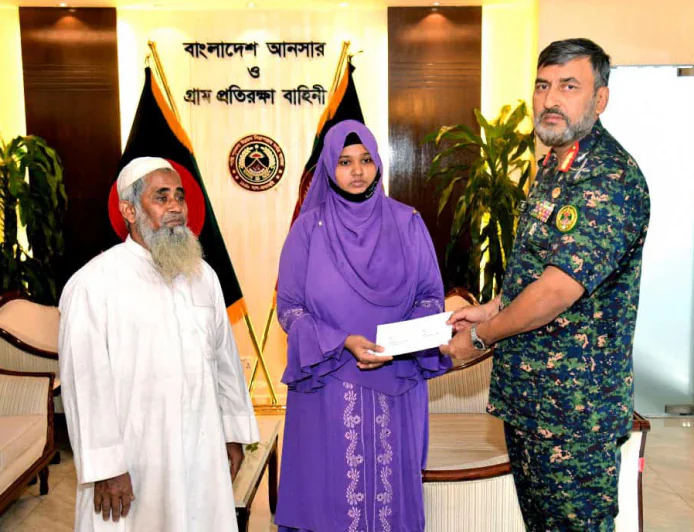 Ansar-VDP DG Supports Family of Officer Killed in Road Accident
