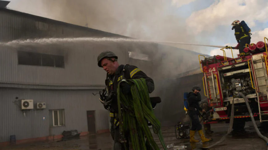 Fire breaks out at major Russian port after drone attack: governor