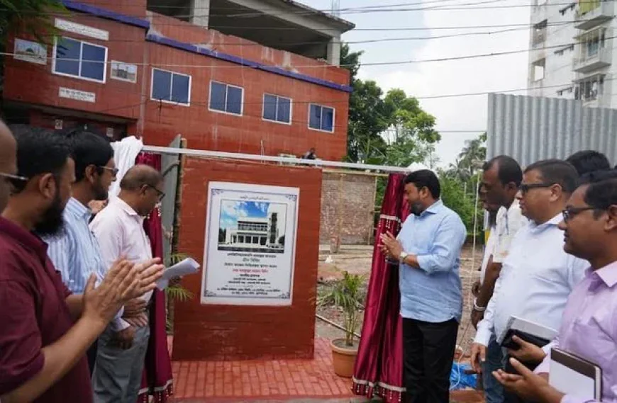 RCC administrator lays foundation stone for eco-friendly green building