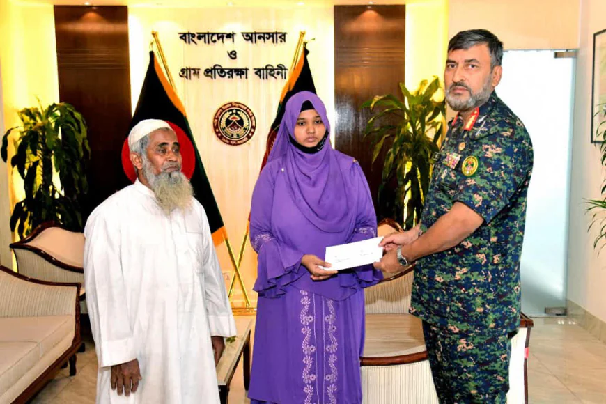Ansar-VDP DG Supports Family of Officer Killed in Road Accident