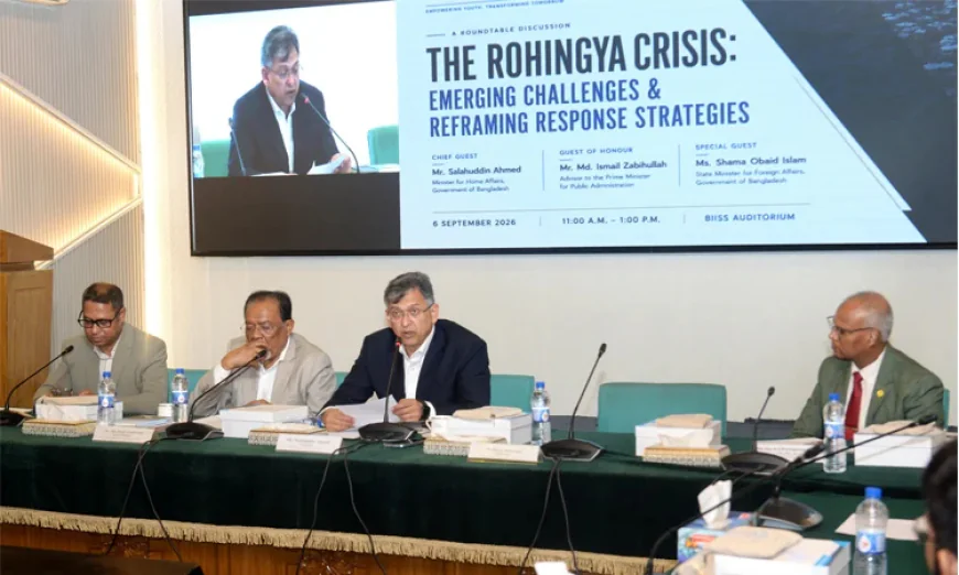 Salahuddin calls for global pressure to resolve Rohingya crisis