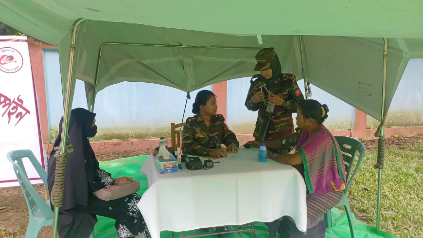 Free medical camp in Rangamati provides treatment to over 200 people