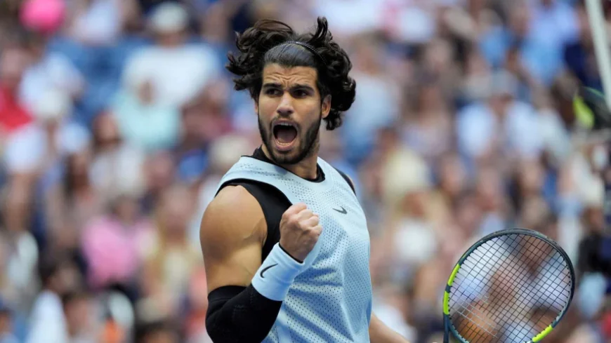 Alcaraz sets up US Open quarter-final clash with Shelton