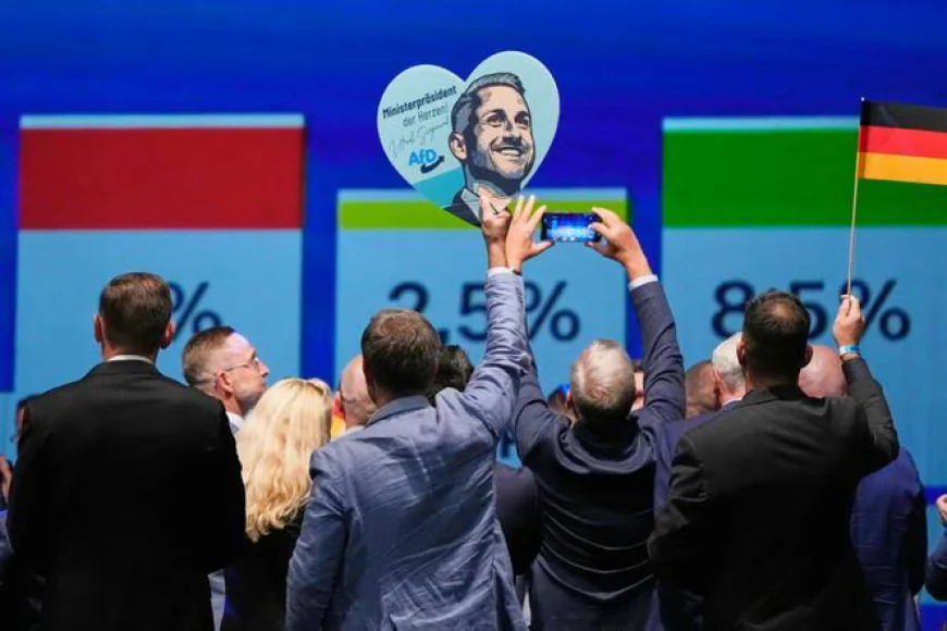 Trump supporters celebrate AfD victory in German state election