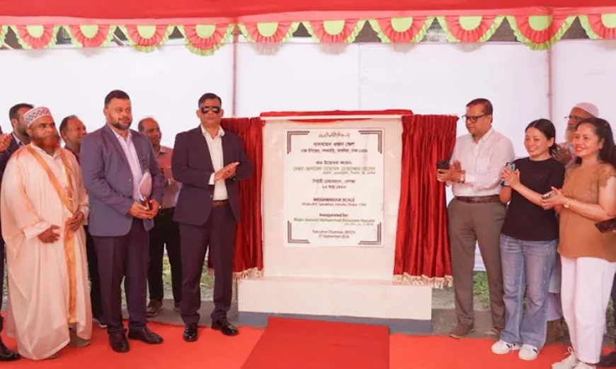 BEPZA chief inaugurates two modern weighbridges at Dhaka EPZ