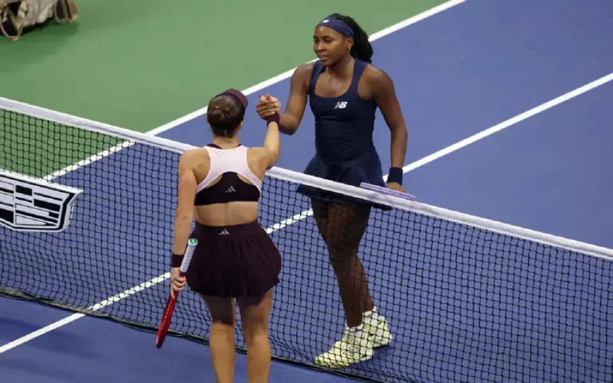 Gauff reaches US Open quarter-finals after beating Jovic