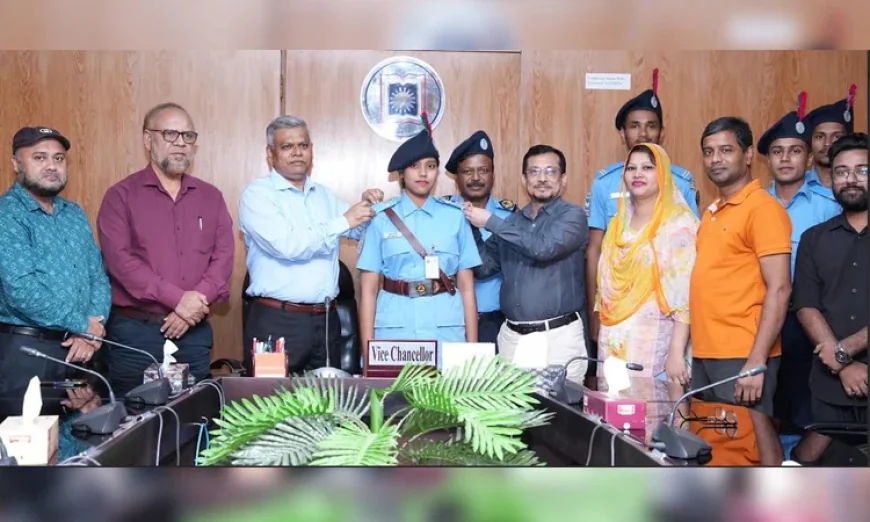 RU BNCC holds rank badge award ceremony
