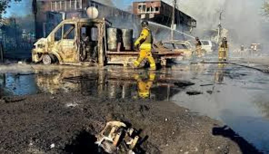 Russian strike on Ukraine shopping centre kills at least three, authorities say