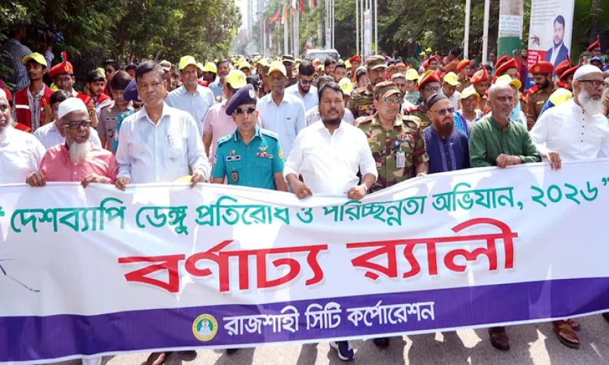 RCC launches dengue prevention program with colorful rally