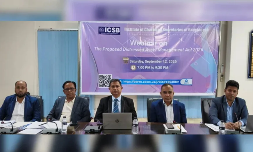 ICSB holds webinar on proposed Distressed Asset Management Act 2026