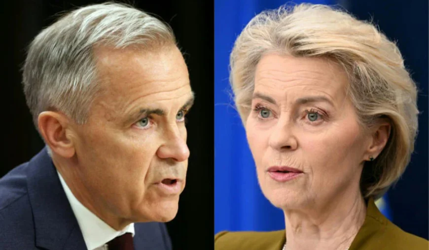 EU chief hosts Canada's Carney to deepen alliance