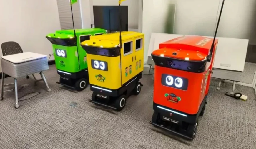 Japan's busiest rail station tests robotic bins