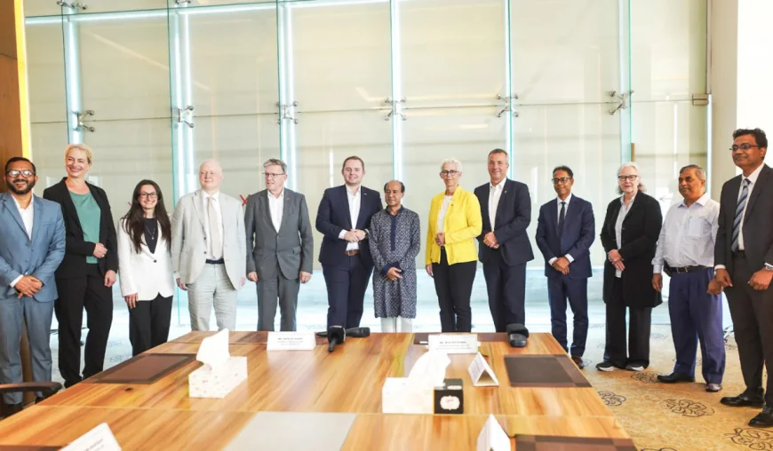 German parliamentary delegation visits Meghna Economic Zone