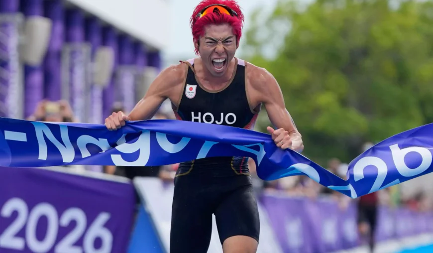 Japan's Hojo wins first Asian Games gold in triathlon