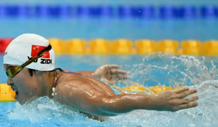Multiple Olympic medallist praises 13-year-old China's Yu as swimming talent
