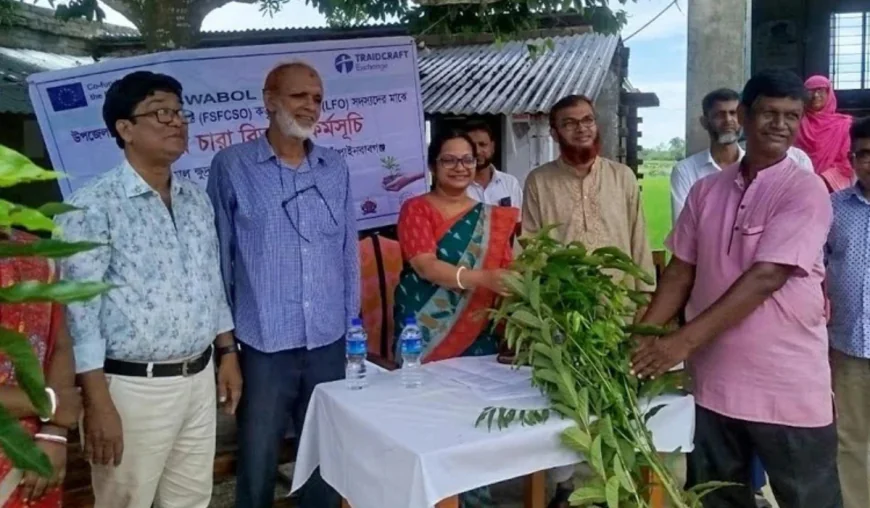 Tree saplings distributed among 4,500 small ethnic families in Nachole and Tanore