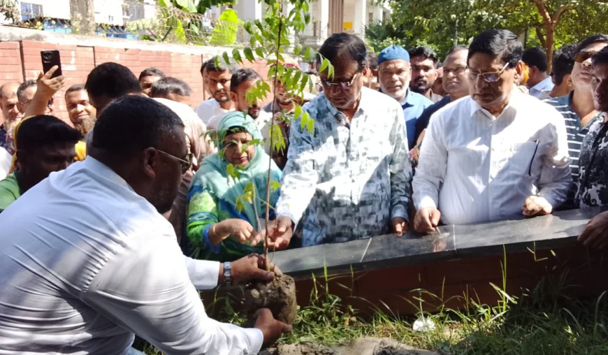 Tree Plantation Programme Held in Jatrabari; July Uprising Memorial Announced