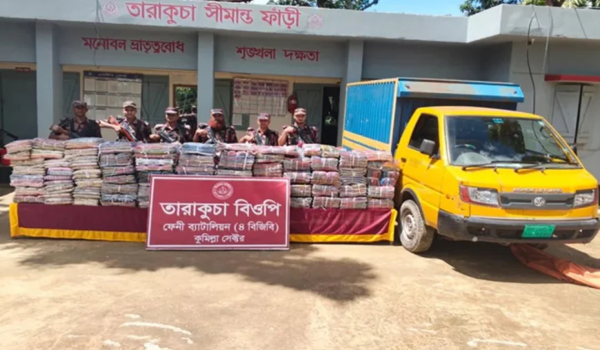 BGB seizes Indian goods worth over Tk 1.53 crore in Feni