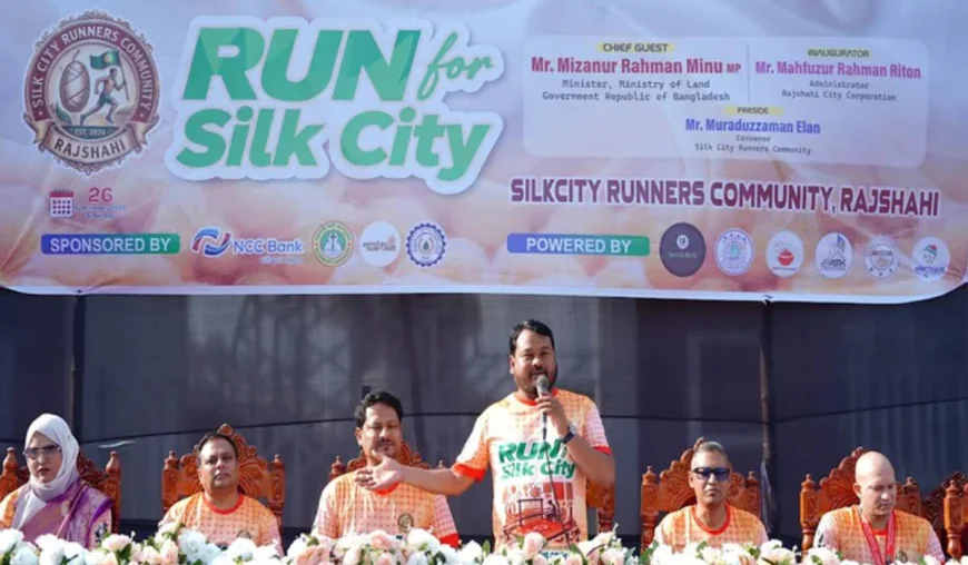 Run for Silk City held in Rajshahi
