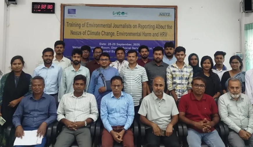 Two-day training for environmental journalists ends in Rajshahi
