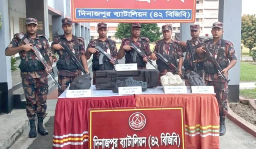 BGB recovers touchstone idols and fragments in Dinajpur and Thakurgaon