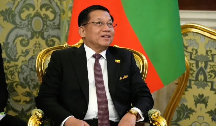 Myanmar leader arrives in Malaysia for two-day visit