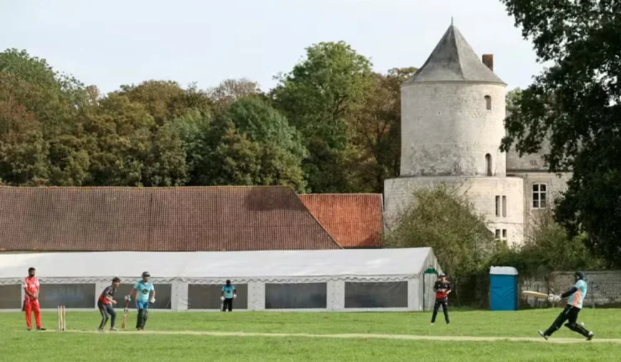 Tiny French village hosts historic cricket tournament