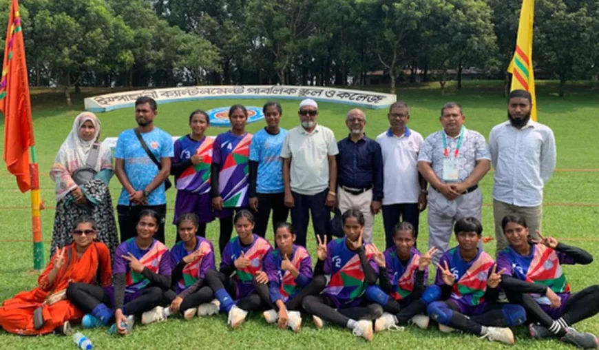 Durbachara school retains national girls’ handball crown