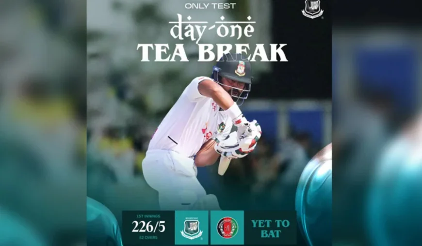 Bangladesh slump to 226-5 at tea after batting collapse