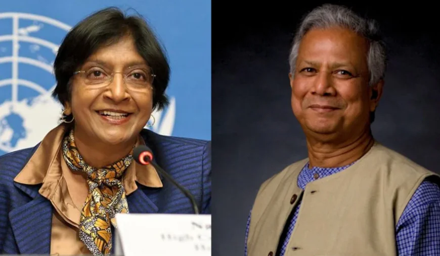 Prof Yunus congratulates Nobel laureate Navi Pillay