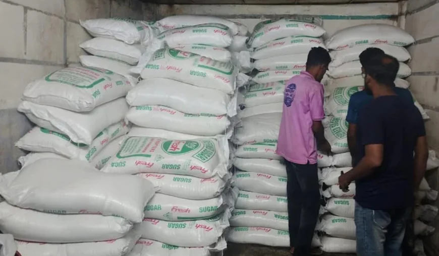 Man arrested as 7.5 tonnes of sugar seized in Chakaria